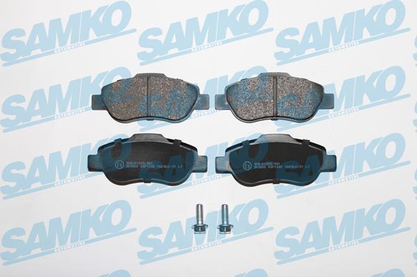 Samko 5SP1240 - Kit pastiglie freno, Freno a disco autozon.pro