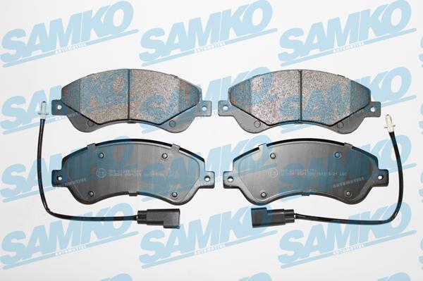 Samko 5SP1259 - Kit pastiglie freno, Freno a disco autozon.pro