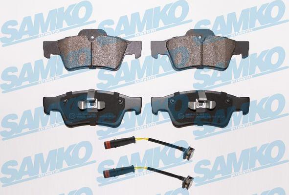 Samko 5SP1254A - Kit pastiglie freno, Freno a disco autozon.pro