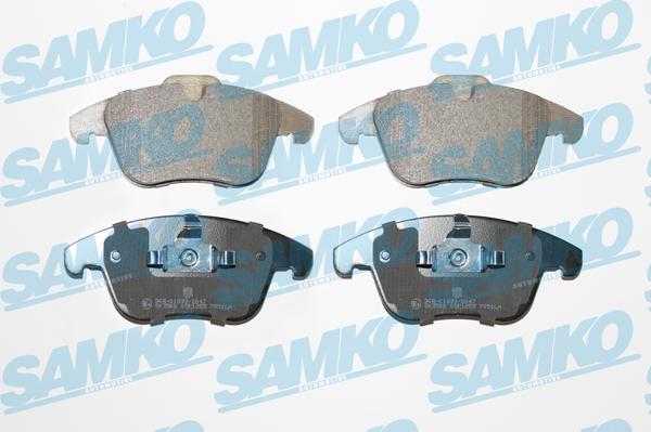 Samko 5SP1255 - Kit pastiglie freno, Freno a disco autozon.pro