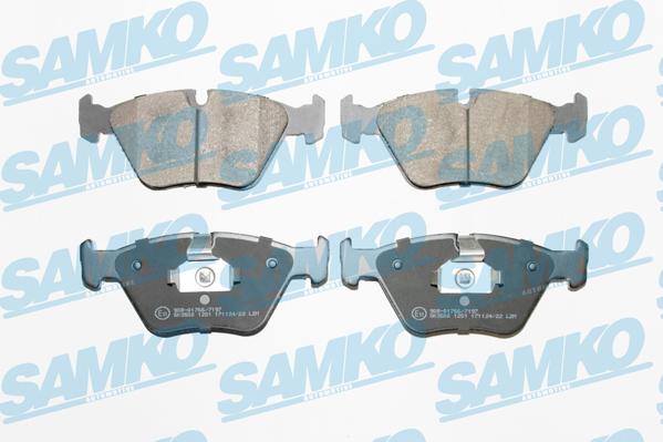 Samko 5SP1251 - Kit pastiglie freno, Freno a disco autozon.pro