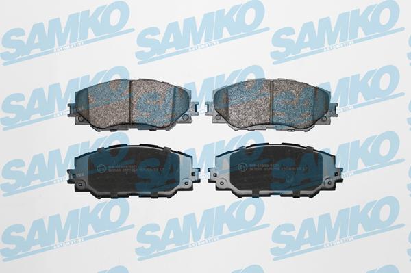 Samko 5SP1258 - Kit pastiglie freno, Freno a disco autozon.pro