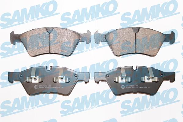 Samko 5SP1253 - Kit pastiglie freno, Freno a disco autozon.pro