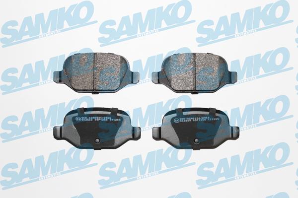 Samko 5SP1265 - Kit pastiglie freno, Freno a disco autozon.pro