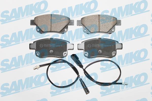 Samko 5SP1261 - Kit pastiglie freno, Freno a disco autozon.pro