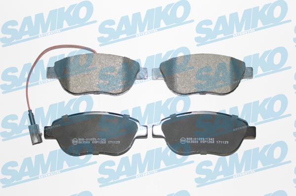 Samko 5SP1268 - Kit pastiglie freno, Freno a disco autozon.pro