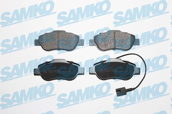 Samko 5SP1263 - Kit pastiglie freno, Freno a disco autozon.pro