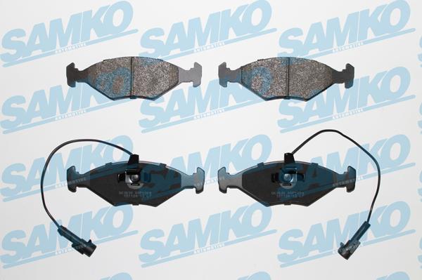 Samko 5SP1204 - Kit pastiglie freno, Freno a disco autozon.pro