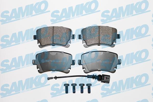 Samko 5SP1206 - Kit pastiglie freno, Freno a disco autozon.pro