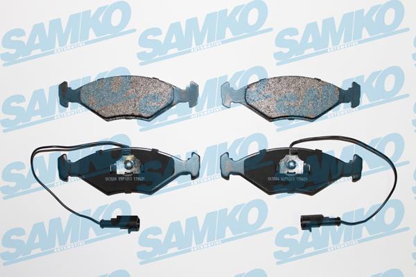 Samko 5SP1203 - Kit pastiglie freno, Freno a disco autozon.pro