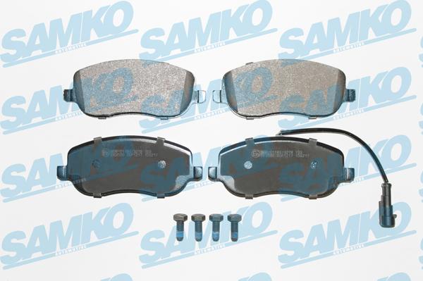 Samko 5SP1217 - Kit pastiglie freno, Freno a disco autozon.pro