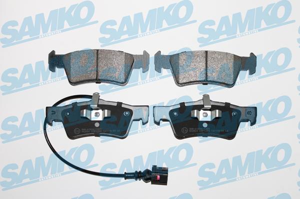 Samko 5SP1284 - Kit pastiglie freno, Freno a disco autozon.pro