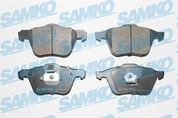 Samko 5SP1286 - Kit pastiglie freno, Freno a disco autozon.pro