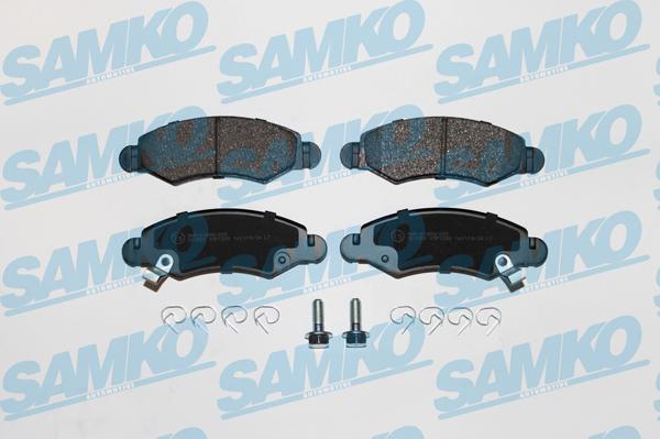 Samko 5SP1280 - Kit pastiglie freno, Freno a disco autozon.pro