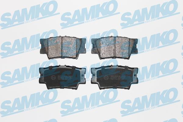 Samko 5SP1281 - Kit pastiglie freno, Freno a disco autozon.pro