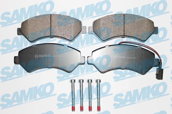 Samko 5SP1288 - Kit pastiglie freno, Freno a disco autozon.pro