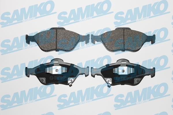 Samko 5SP1283 - Kit pastiglie freno, Freno a disco autozon.pro