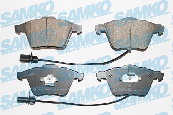 Samko 5SP1239 - Kit pastiglie freno, Freno a disco autozon.pro