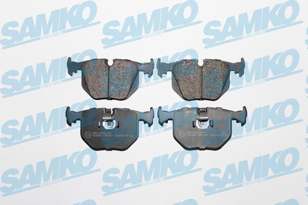 Samko 5SP1231 - Kit pastiglie freno, Freno a disco autozon.pro