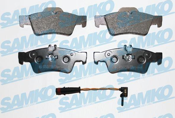 Samko 5SP1232A - Kit pastiglie freno, Freno a disco autozon.pro