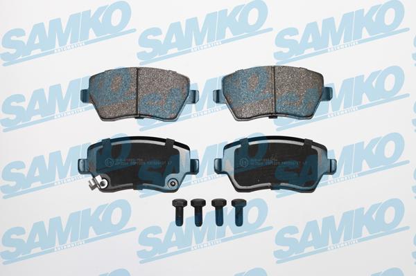 Samko 5SP1229 - Kit pastiglie freno, Freno a disco autozon.pro