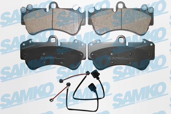 Samko 5SP1226A - Kit pastiglie freno, Freno a disco autozon.pro