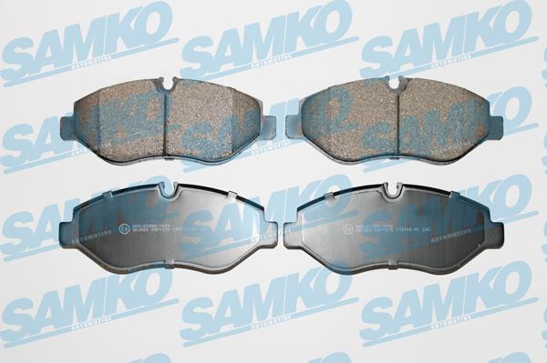 Samko 5SP1275 - Kit pastiglie freno, Freno a disco autozon.pro