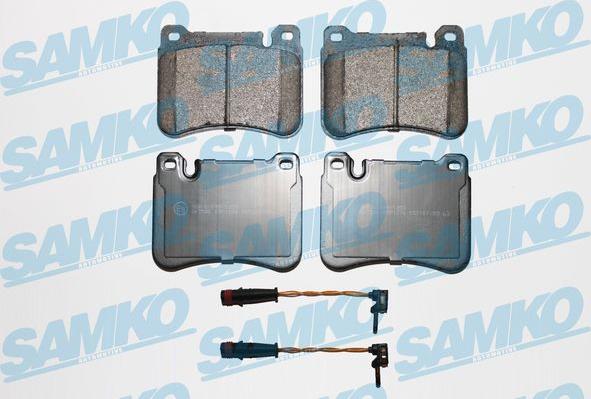 Samko 5SP1276A - Kit pastiglie freno, Freno a disco autozon.pro