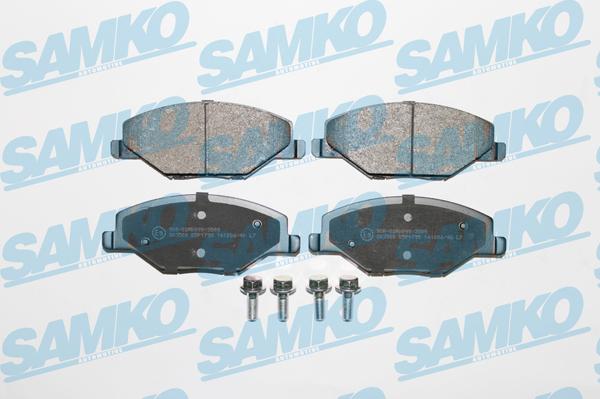 Samko 5SP1795 - Kit pastiglie freno, Freno a disco autozon.pro