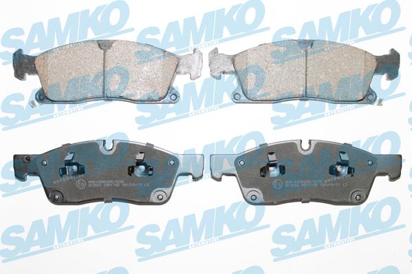 Samko 5SP1745 - Kit pastiglie freno, Freno a disco autozon.pro