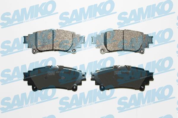 Samko 5SP1746 - Kit pastiglie freno, Freno a disco autozon.pro