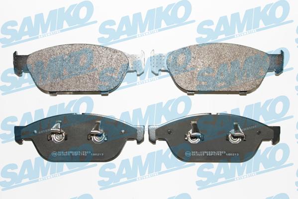 Samko 5SP1743 - Kit pastiglie freno, Freno a disco autozon.pro