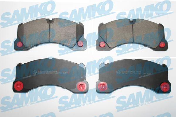 Samko 5SP1754 - Kit pastiglie freno, Freno a disco autozon.pro