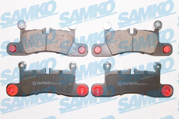 Samko 5SP1755 - Kit pastiglie freno, Freno a disco autozon.pro