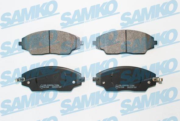 Samko 5SP1769 - Kit pastiglie freno, Freno a disco autozon.pro