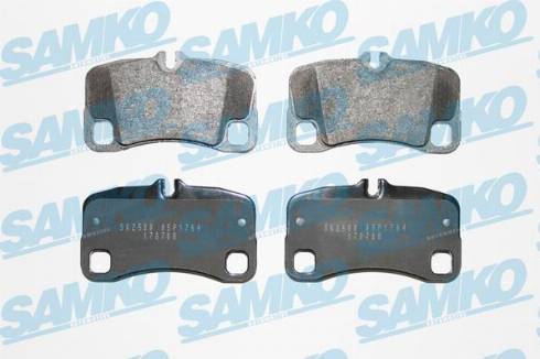 Samko 5SP1764 - Kit pastiglie freno, Freno a disco autozon.pro