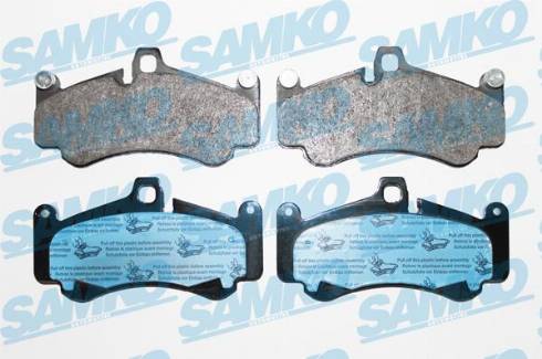 Samko 5SP1765 - Kit pastiglie freno, Freno a disco autozon.pro