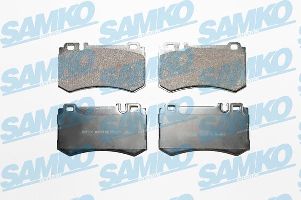 Samko 5SP1719 - Kit pastiglie freno, Freno a disco autozon.pro