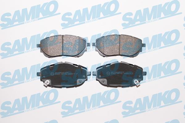 Samko 5SP1784 - Kit pastiglie freno, Freno a disco autozon.pro