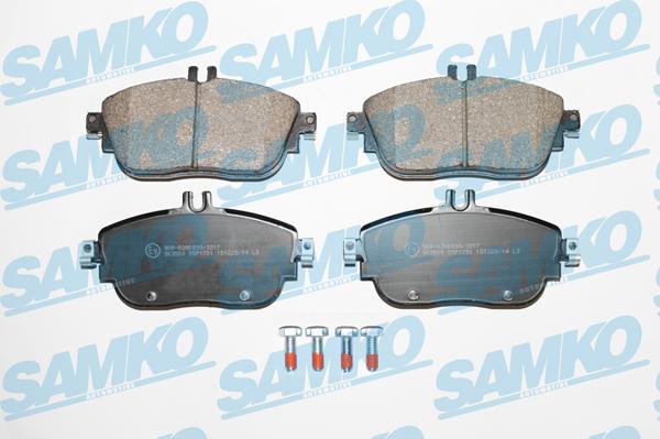 Samko 5SP1781 - Kit pastiglie freno, Freno a disco autozon.pro