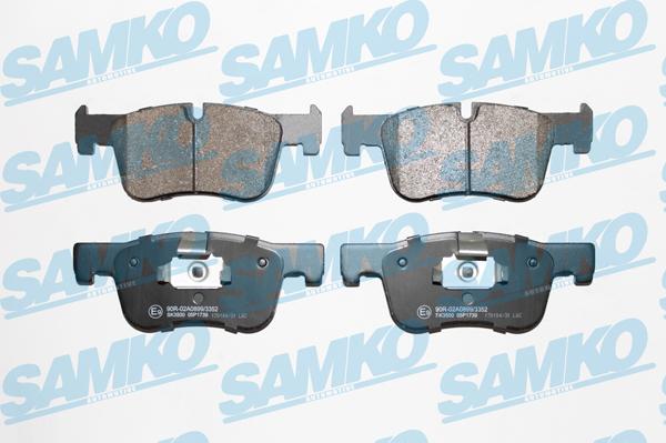 Samko 5SP1739 - Kit pastiglie freno, Freno a disco autozon.pro