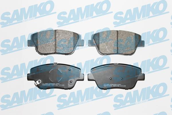 Samko 5SP1736 - Kit pastiglie freno, Freno a disco autozon.pro