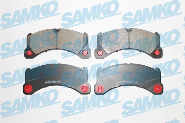 Samko 5SP1731 - Kit pastiglie freno, Freno a disco autozon.pro