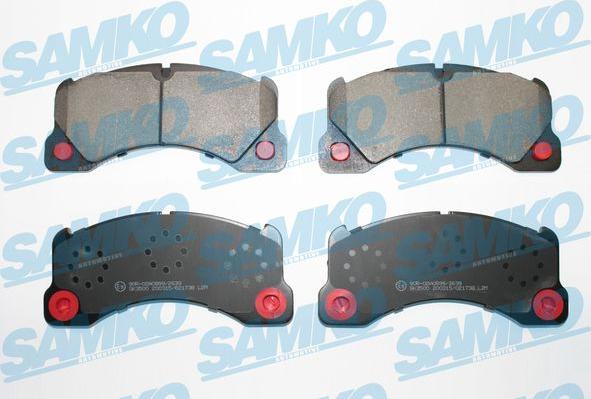 Samko 5SP1738 - Kit pastiglie freno, Freno a disco autozon.pro