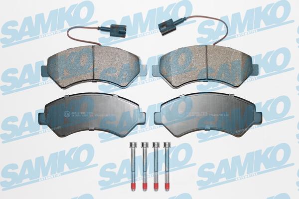 Samko 5SP1721 - Kit pastiglie freno, Freno a disco autozon.pro