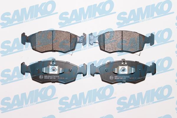 Samko 5SP1722 - Kit pastiglie freno, Freno a disco autozon.pro