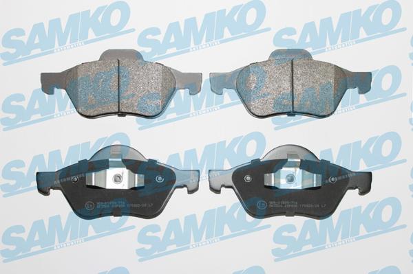 Samko 5SP898 - Kit pastiglie freno, Freno a disco autozon.pro