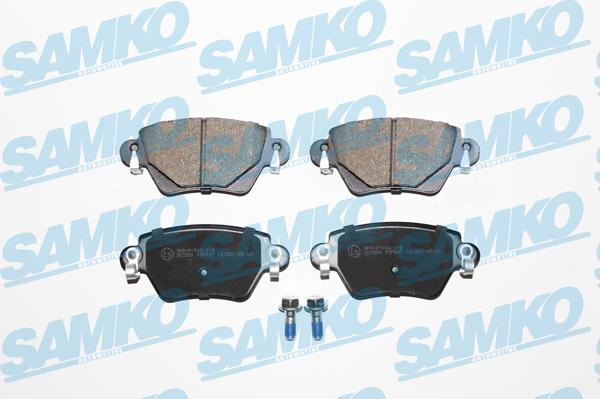 Samko 5SP897 - Kit pastiglie freno, Freno a disco autozon.pro