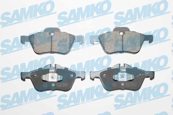 Samko 5SP851 - Kit pastiglie freno, Freno a disco autozon.pro