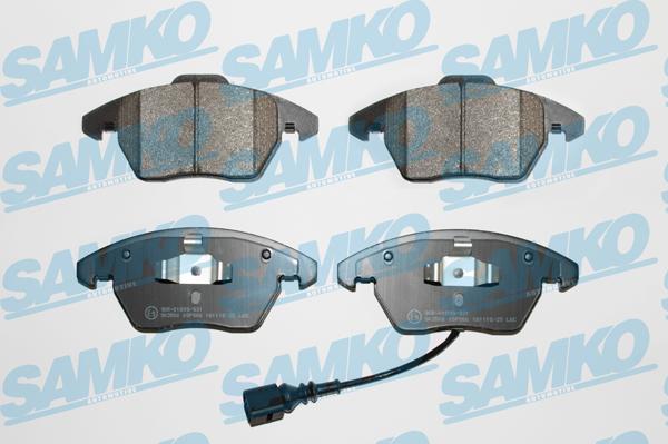 Samko 5SP866 - Kit pastiglie freno, Freno a disco autozon.pro